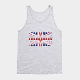 Bull Terrier UK flag Union Jack Tank Top